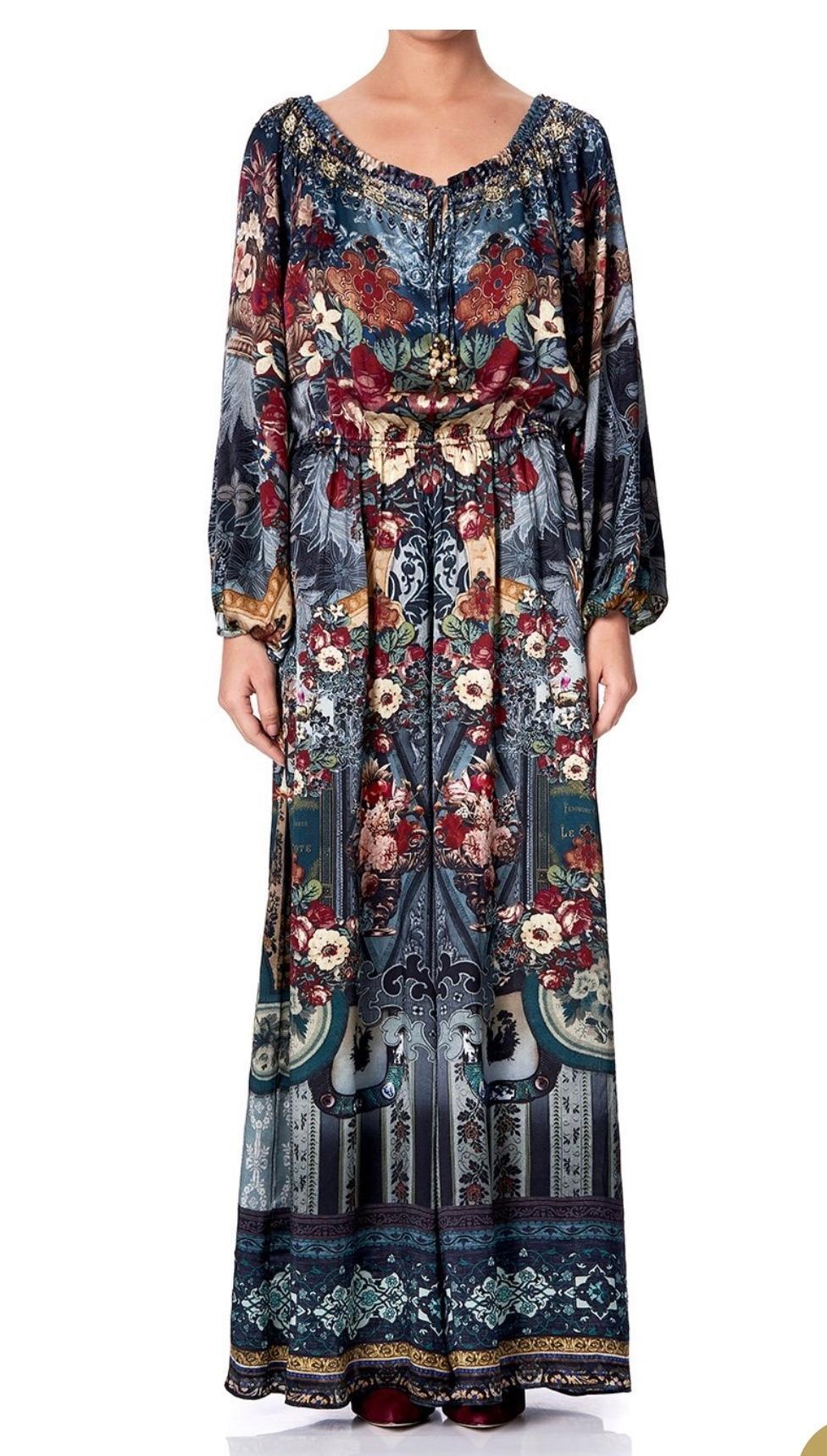 Camilla Hotel Boheme Jumpsuit with Blouson Sleeve Print Size L photo 4