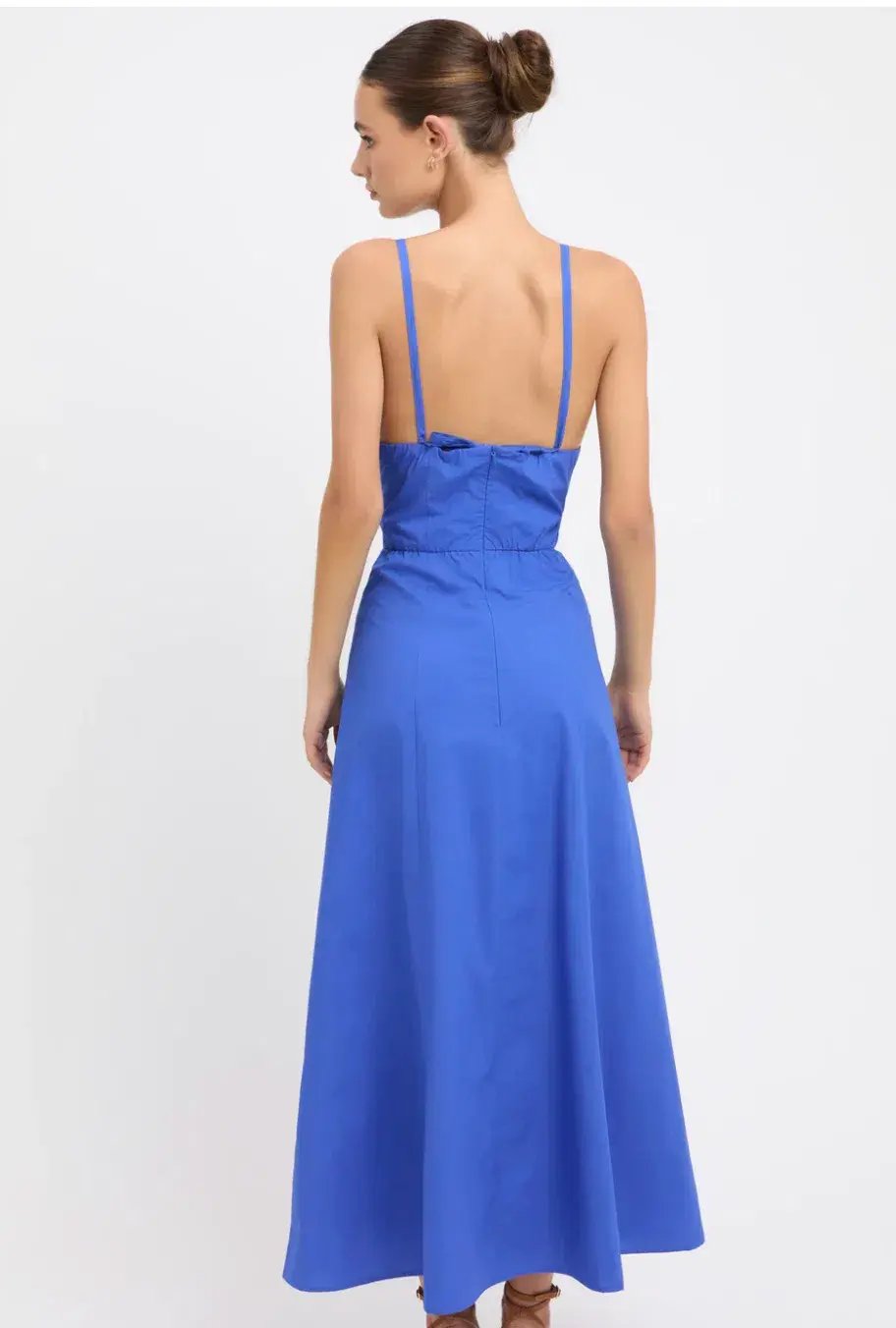 Kookai Poplin Halter Dress Blue Size 36 / Au 8 photo 5