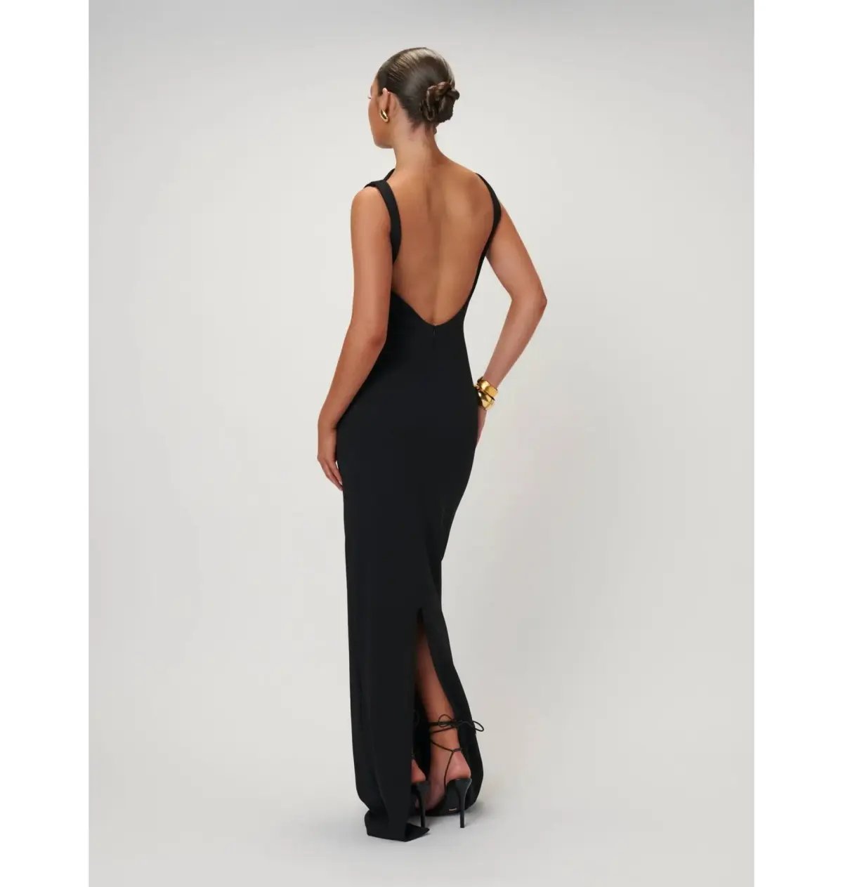 Effie Kats Verona Gown Black Size M / AU 10 photo 4