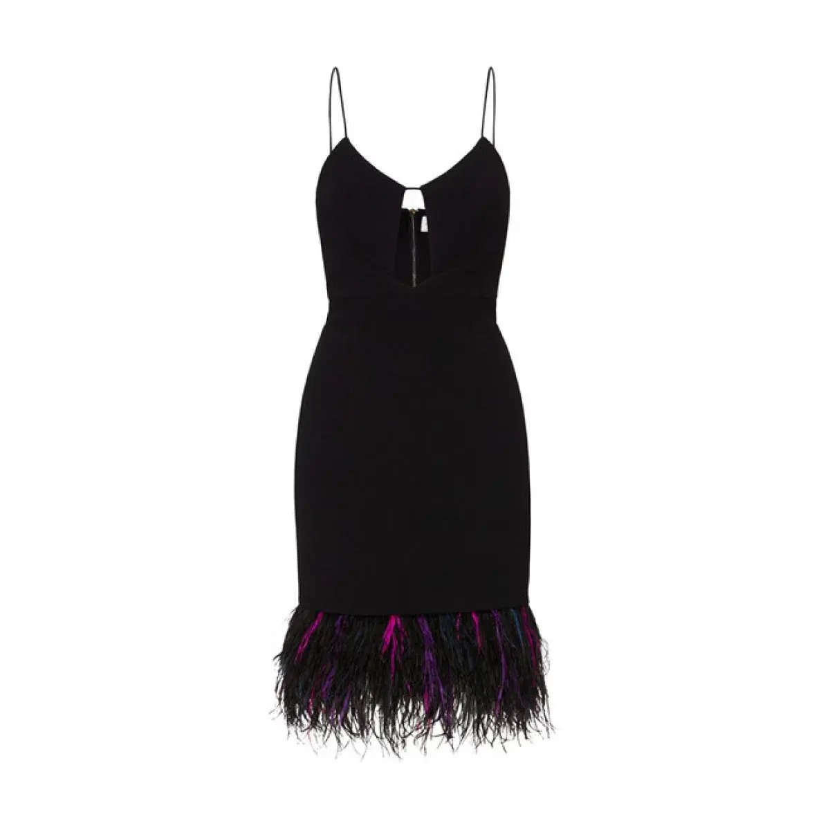 Rebecca Vallance  Bronx Keyhole Mini Dress Black Size 4 photo 3