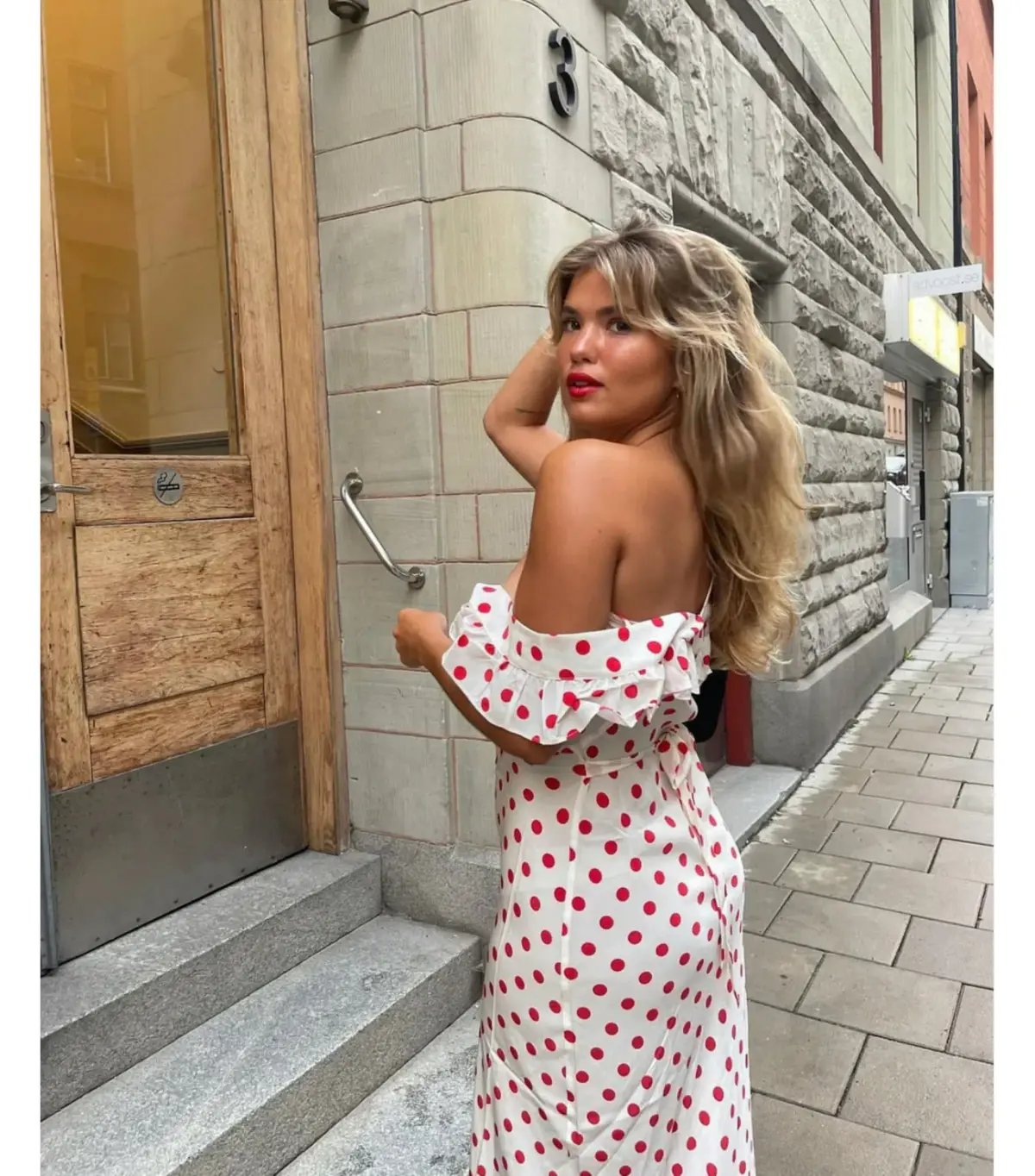 Realisation Par Claudia Maxi Dress in Super Dot Size AU 8 photo 2