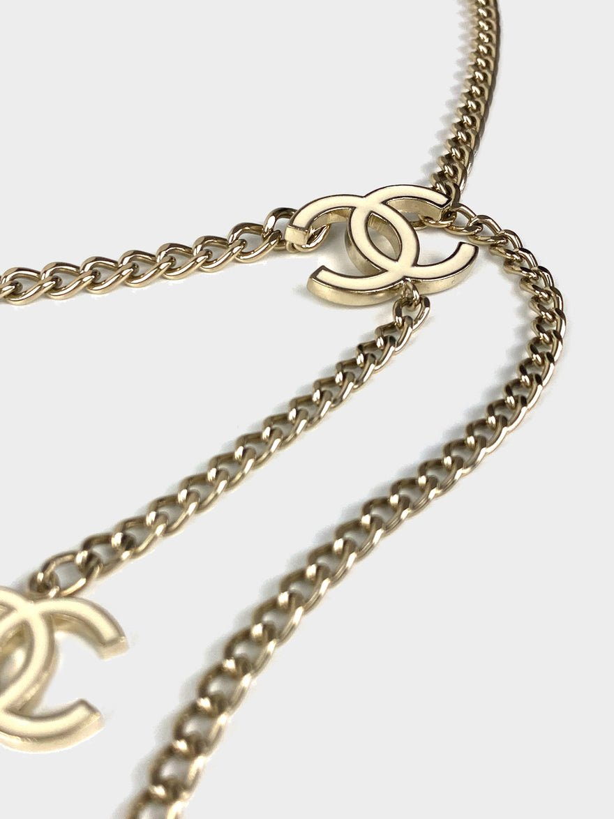 Chanel CC Chain Belt Necklace photo 3