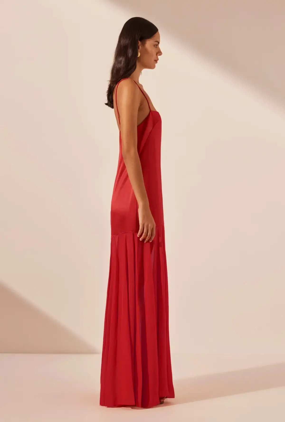 Shona Joy MORAYA dropped waist maxi dress chilli photo 3