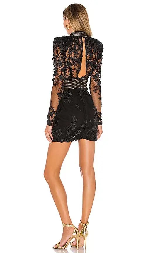 Zhivago Mulwala Mini Dress Black Size 12 photo 2