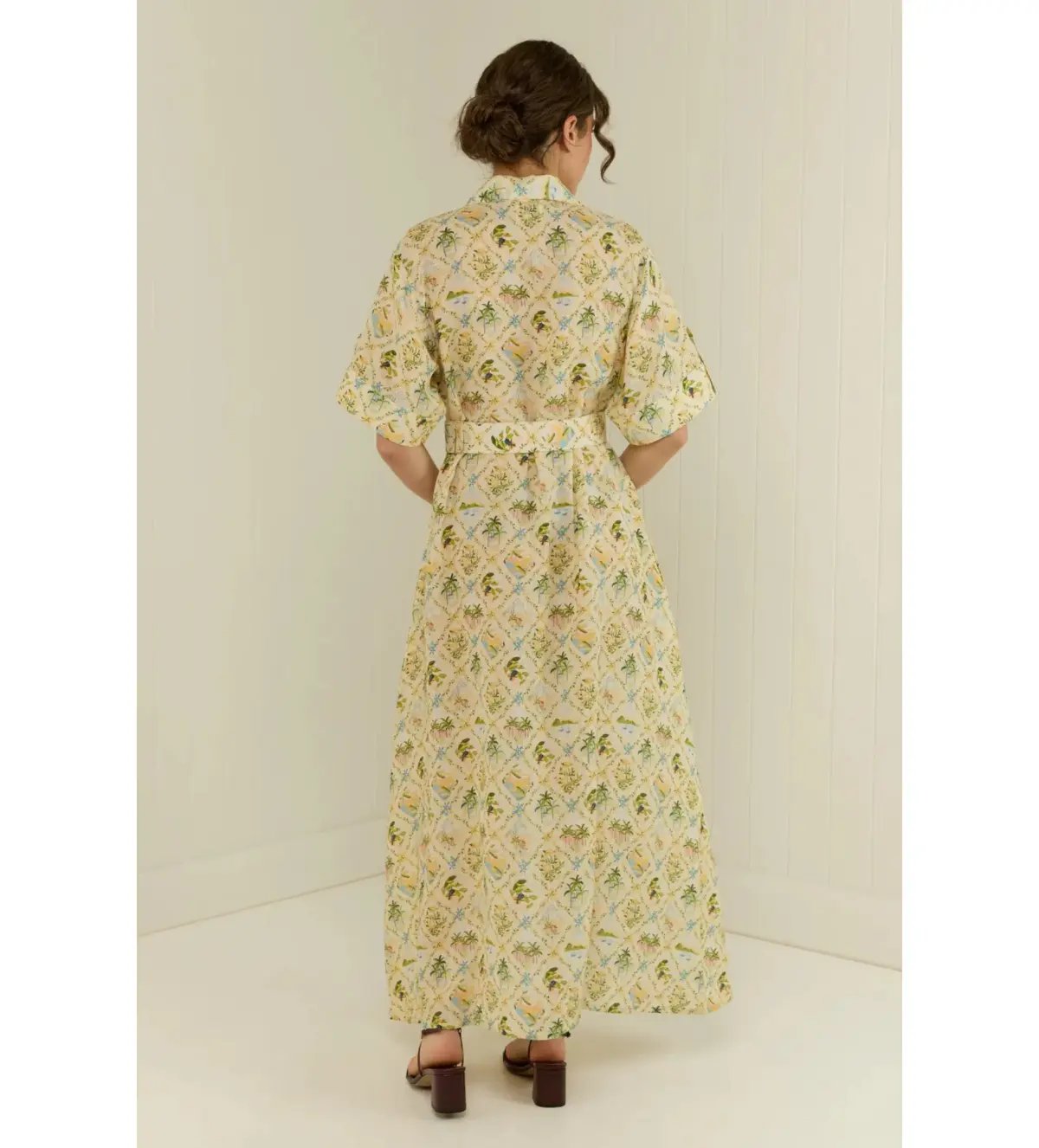 Palm Noosa Memento Maxi Dress Honolulu Size AU 10 photo 4