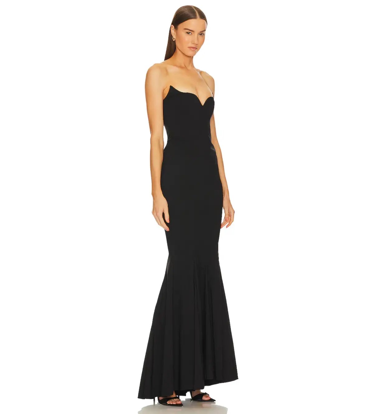 Michael Costello Billie Gown in Black Size M / AU 10 photo 2