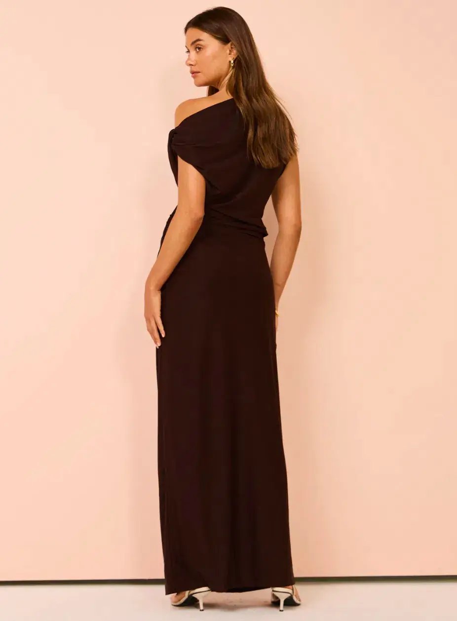 Camilla and Marc Annalise Dress Chocolate Brown Size 10 photo 3