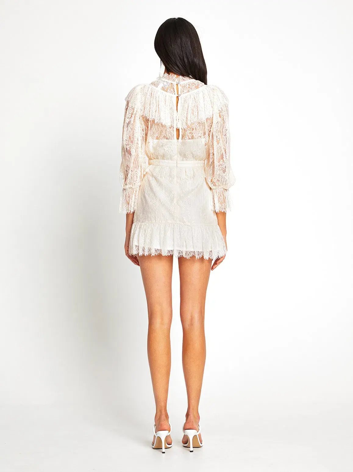 Alice McCall Love My Way Mini Dress Cream Size AU 8 photo 4