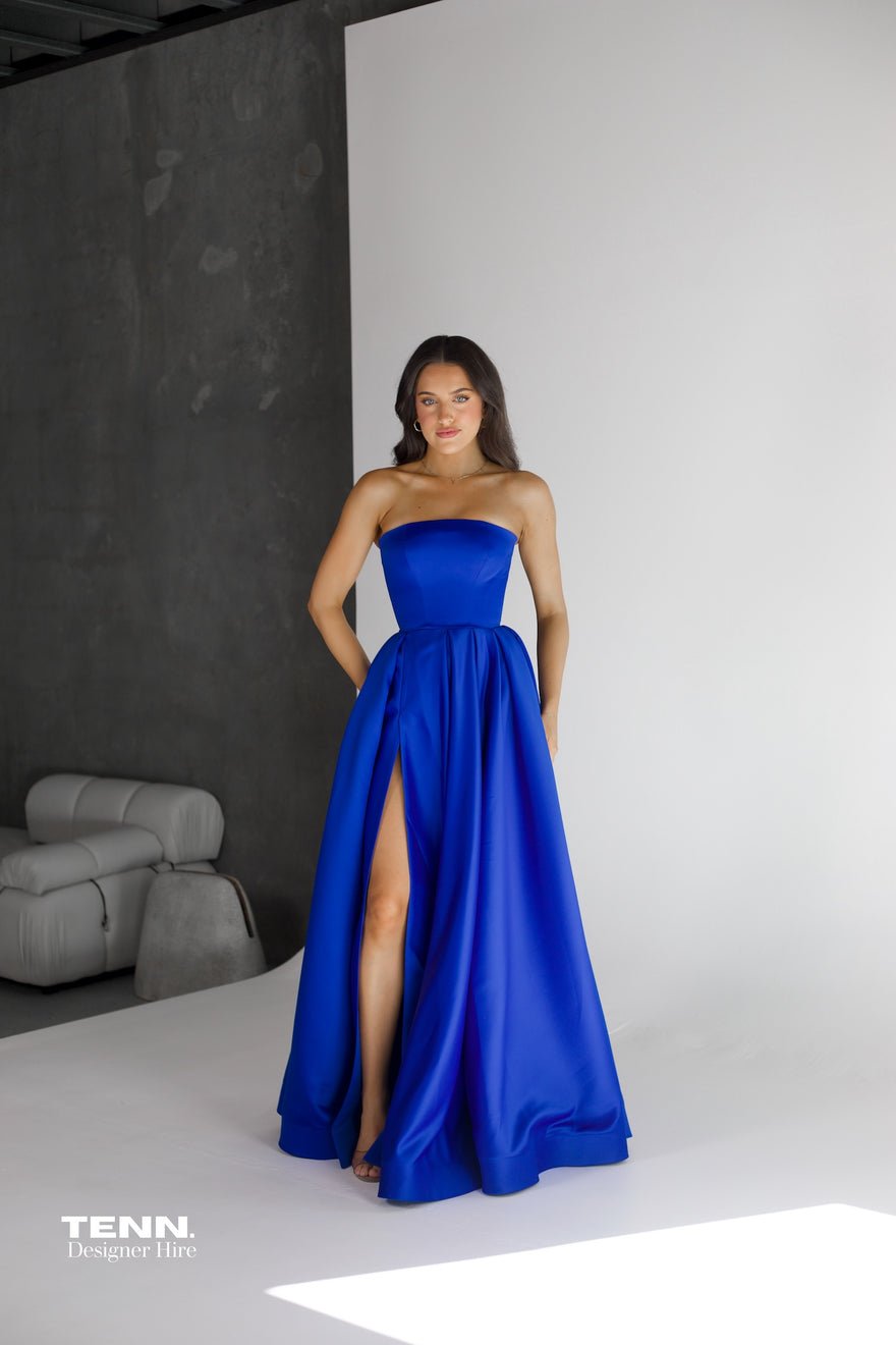 Lia Stublla Rosa Gown - Royal Blue photo 4