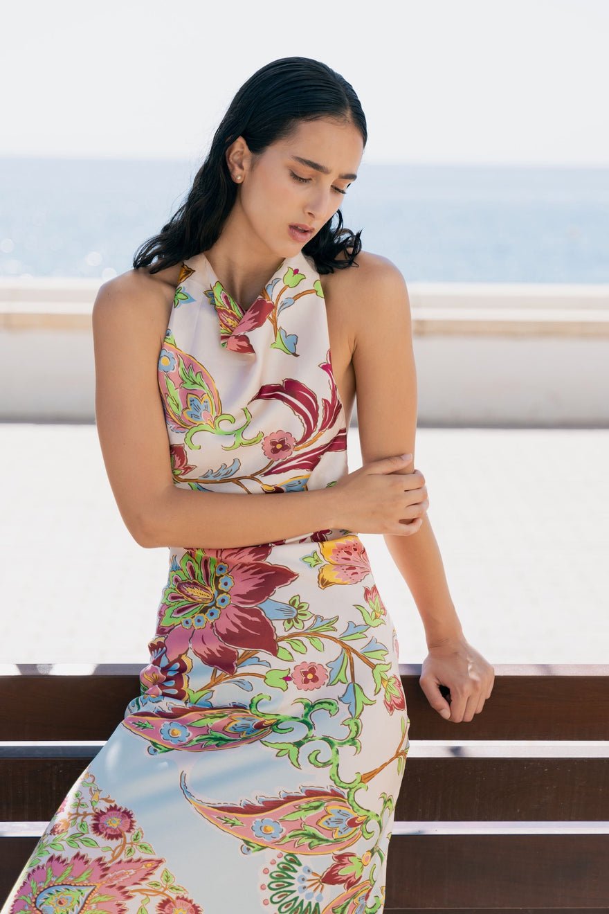 One Fell Swoop Kristina Dress - Romani Skyline photo 3