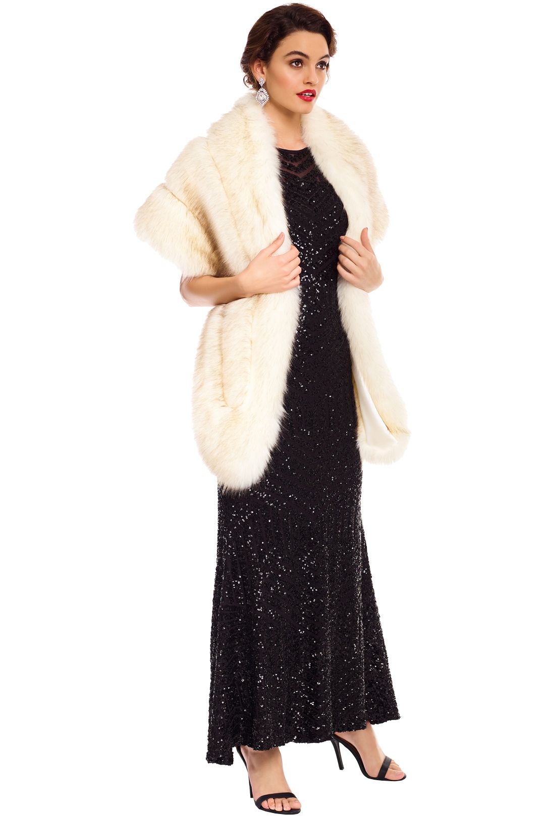 Floella Bridal Stole - Ivory photo 2