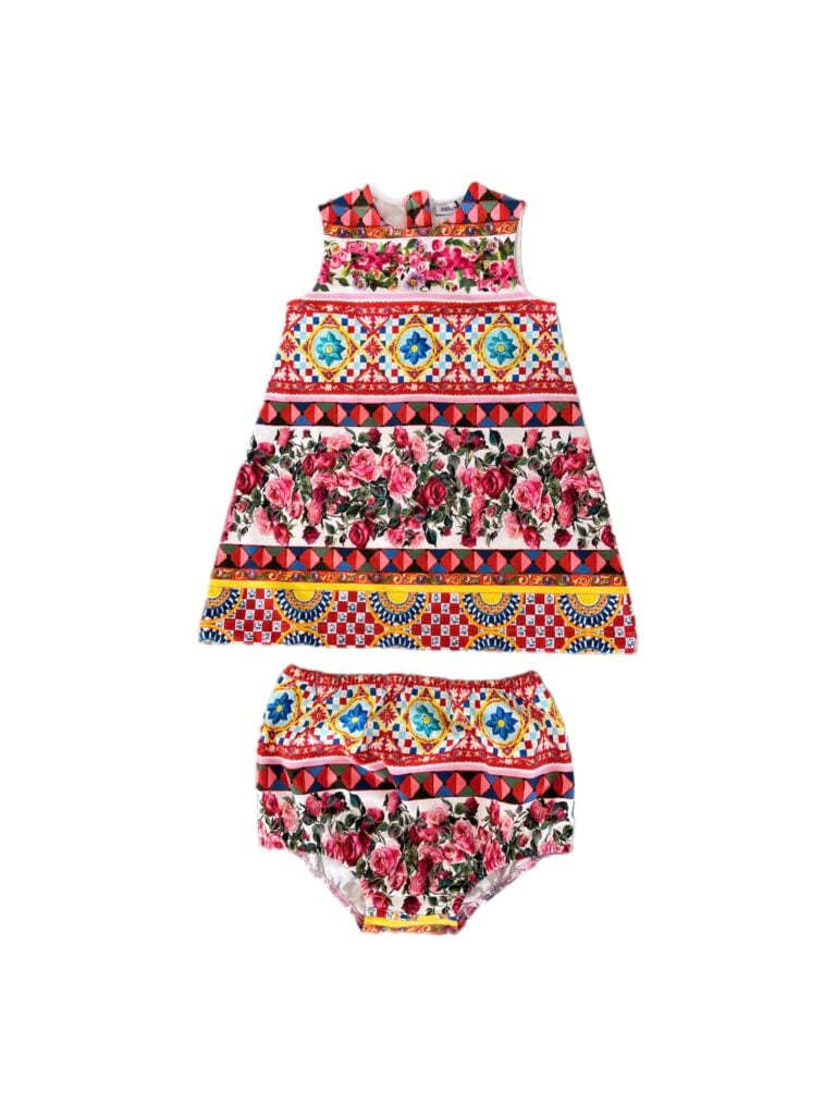 Dolce & Gabbana Mixed Print Dress & Bloomers photo 2