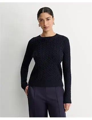 Sportscraft Merino Wool Baby Cable Sweater photo 10