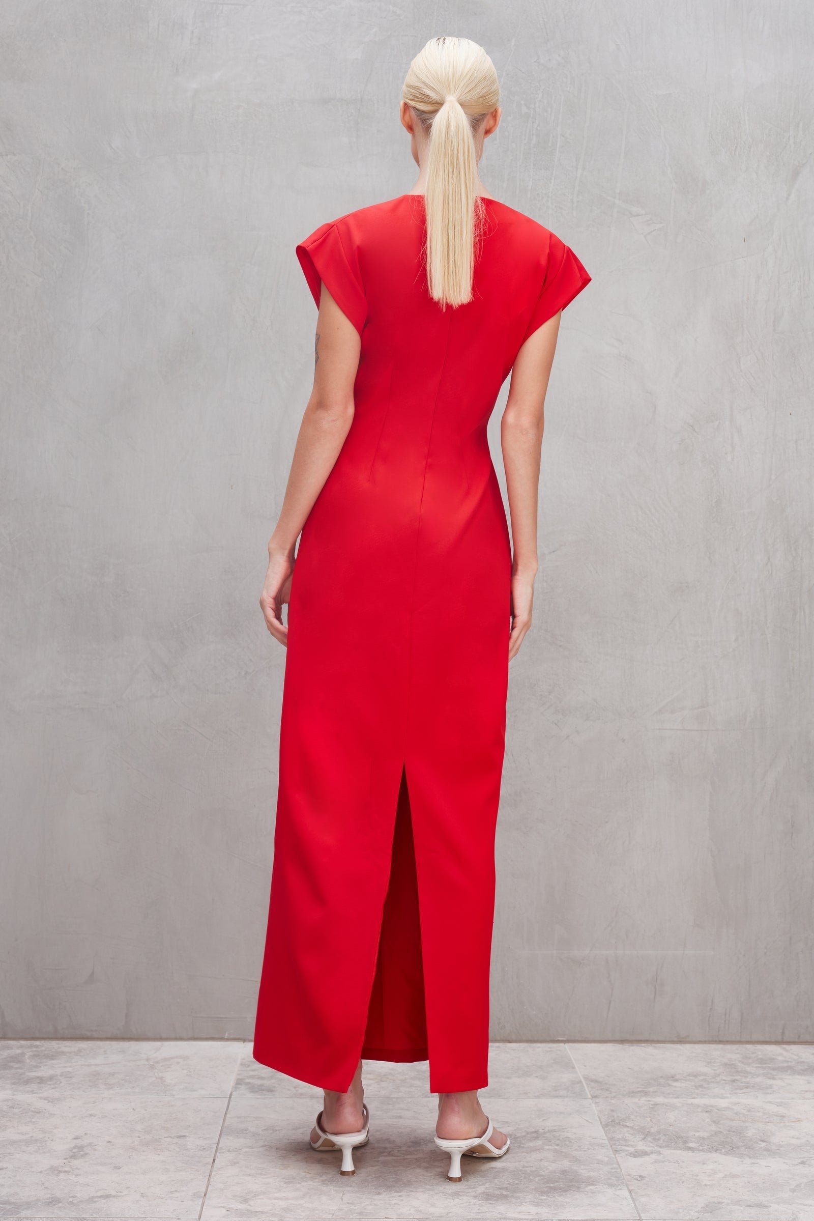 SOFIA IRINA RENEE MAXI DRESS - RED photo 3