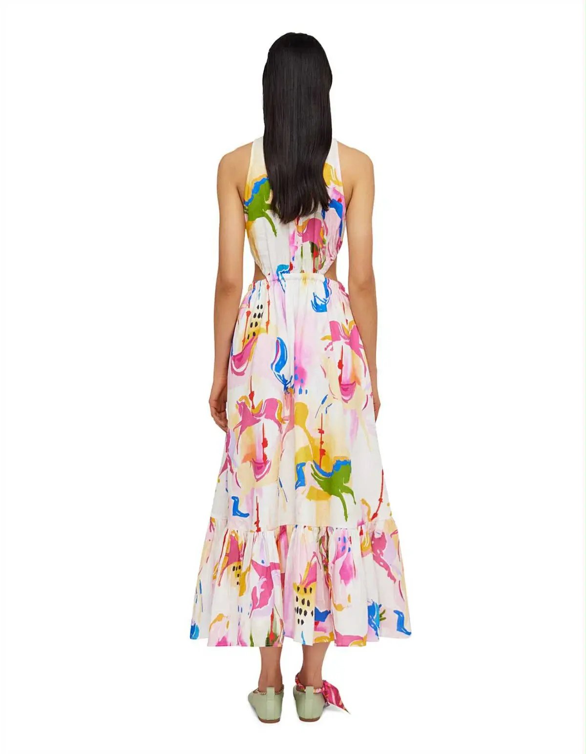 Leo Lin Carousel cut out maxi dress size 8 photo 5