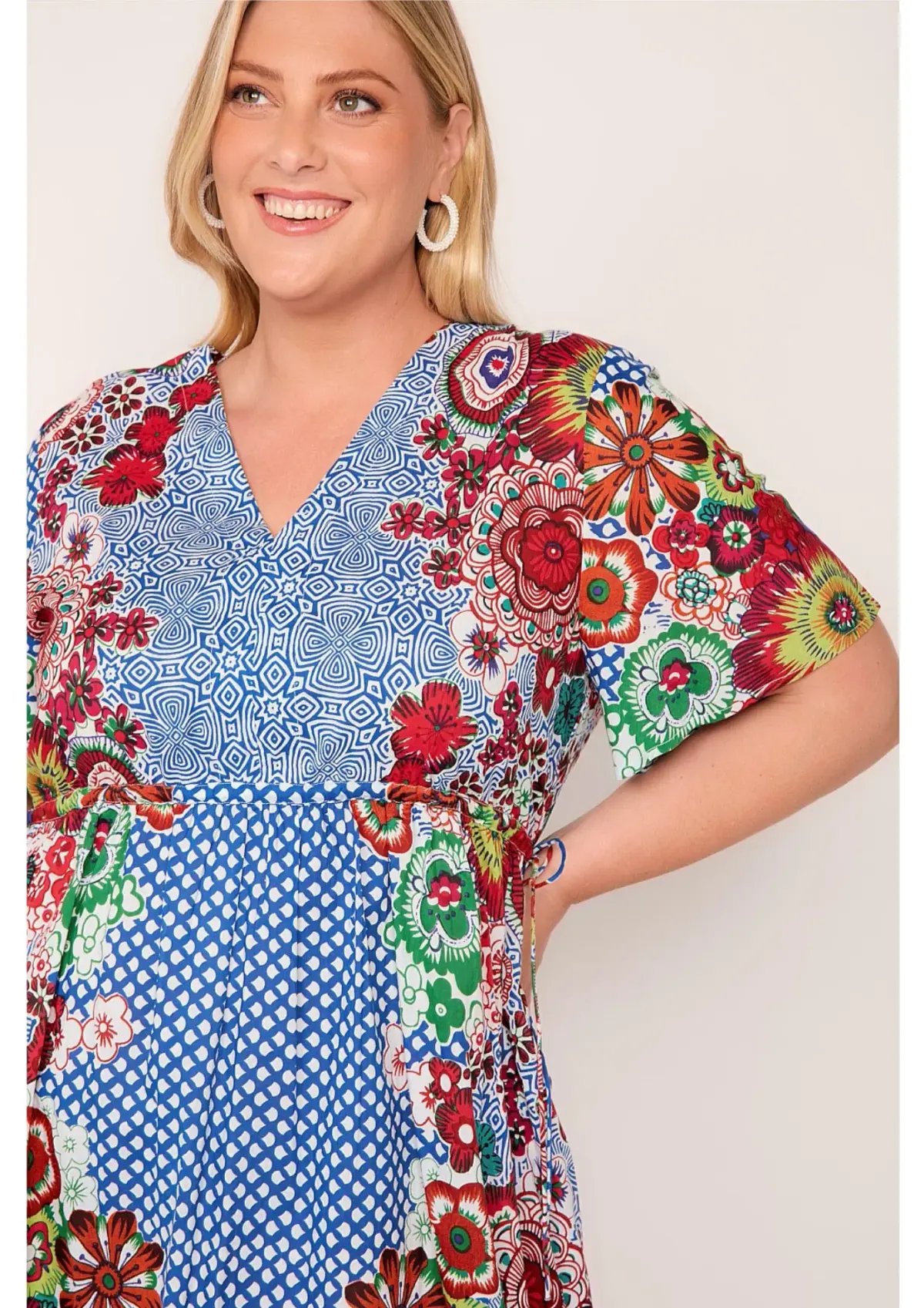 Adrift Iris Short Dress in Saleya Size L / AU 14 photo 3