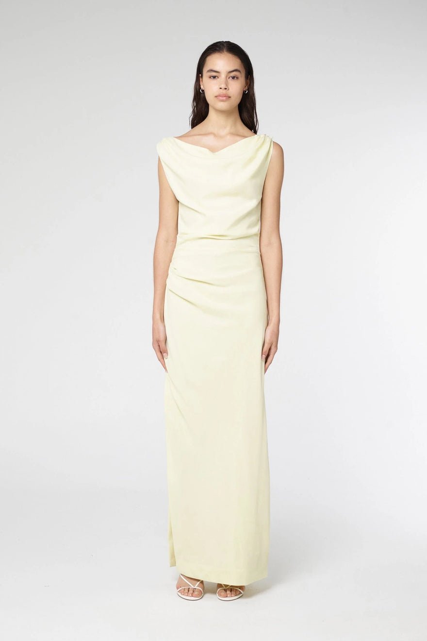 Third Form Athena Off Shoulder Maxi Dress - Sorbet photo 4