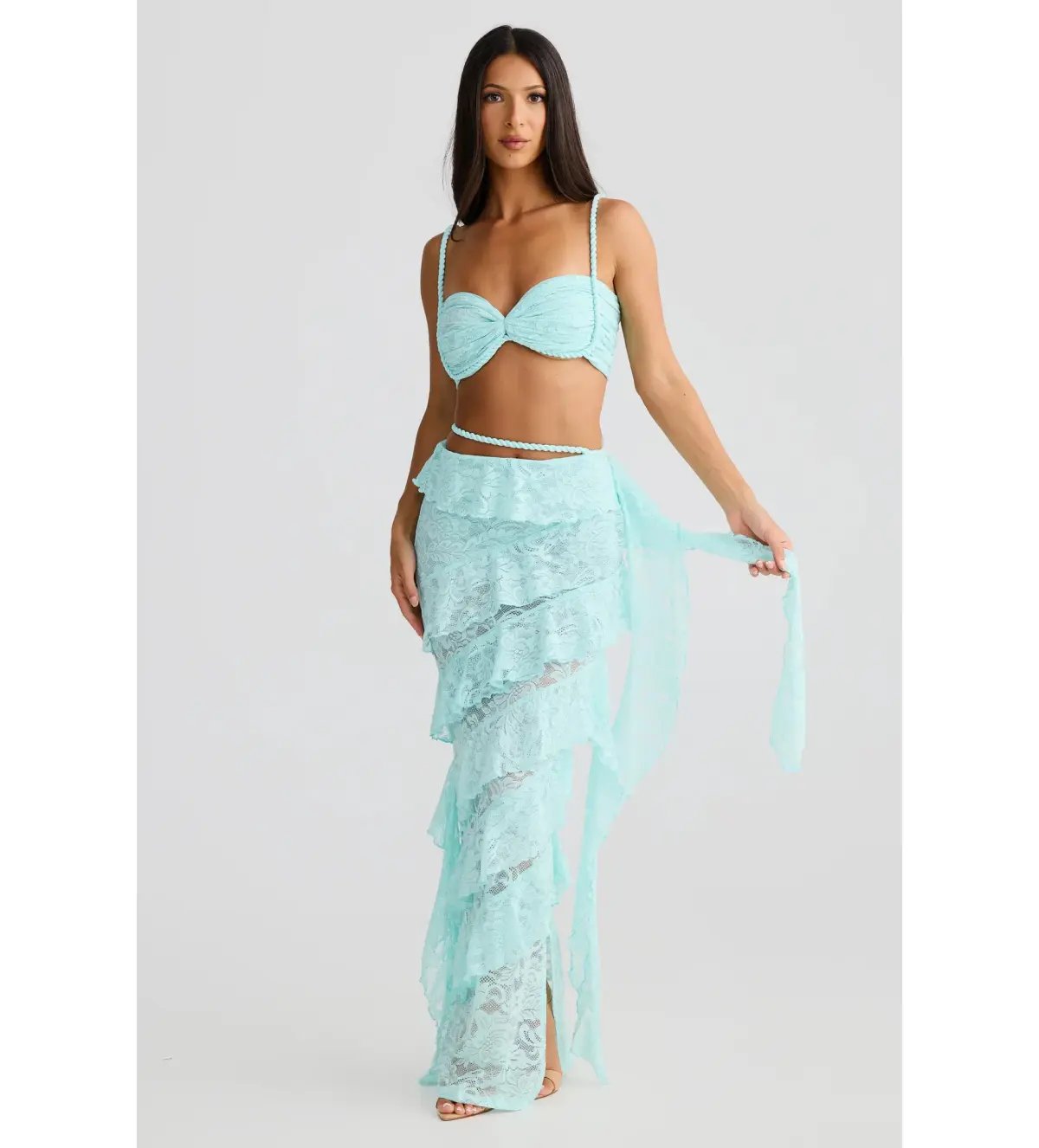 Melani The Label Ahria x Joa Maxi Set in Aqua Size XS AU 6 photo 2