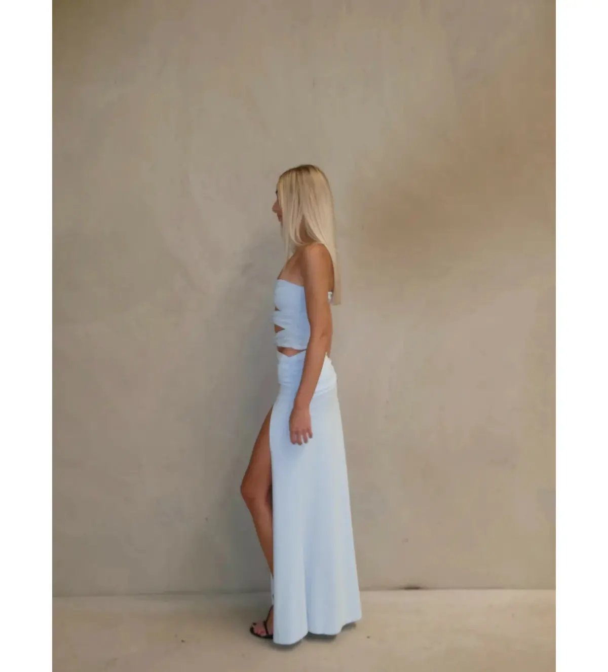 Mode Mila Remi Top and Maxi Skirt Set Ice Blue Size S / AU 8 photo 2