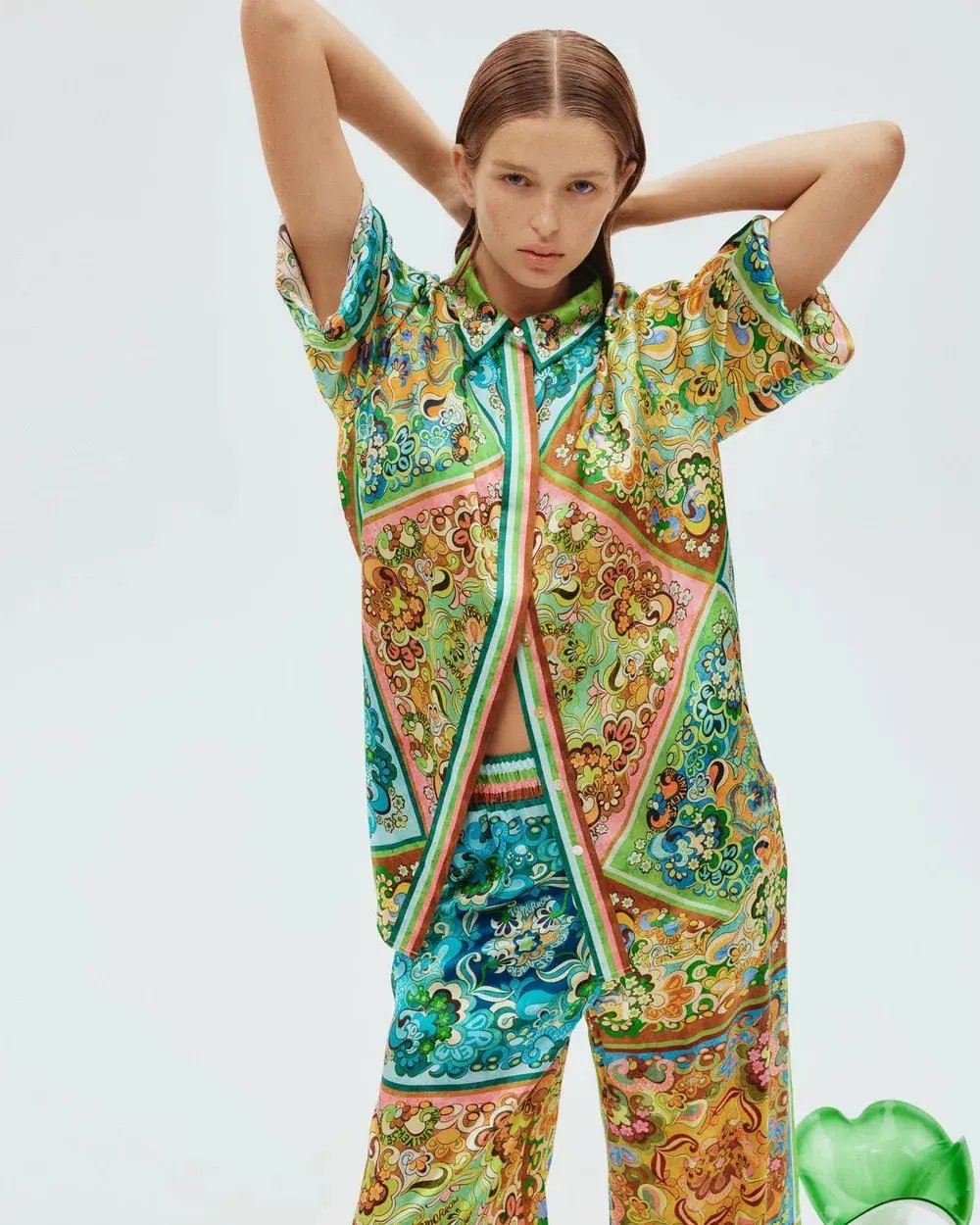Alemais Dreamer Shirt and Pants Set Multi Size AU 16 photo 2