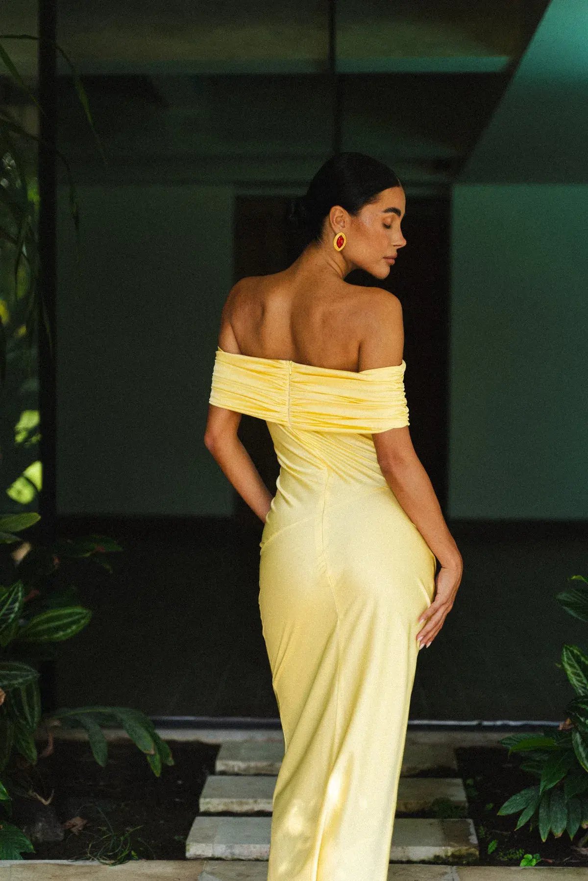 HNTR The Label Kayla Gown Lemon Size S / AU 8 photo 2