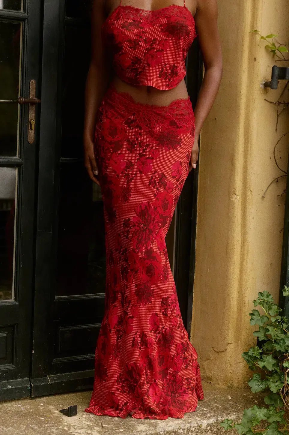BYDEE FLEURIE MAXI SKIRT & AURELIE TOP IN ROSÉ. SIZE XS / AU 6-8 photo 16
