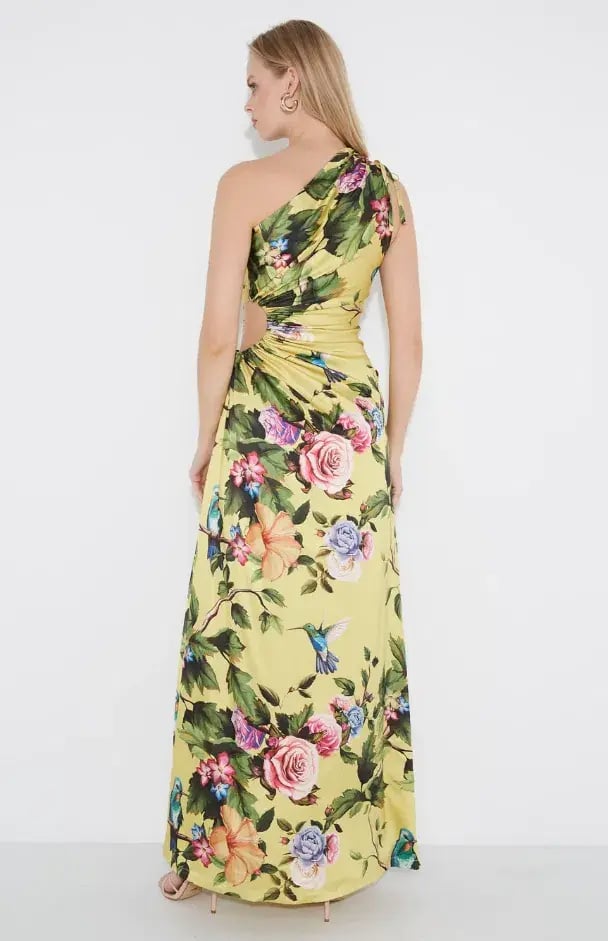 Sonya Moda Nour Maxi Dress Royal Botanica Floral Size 8 / S photo 3