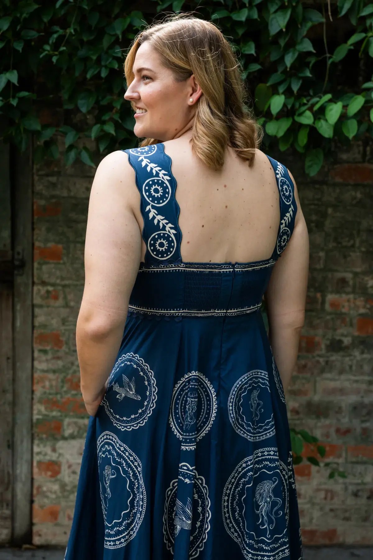 Alemais Oceane Summer Dress Midi Size AU 14 photo 2