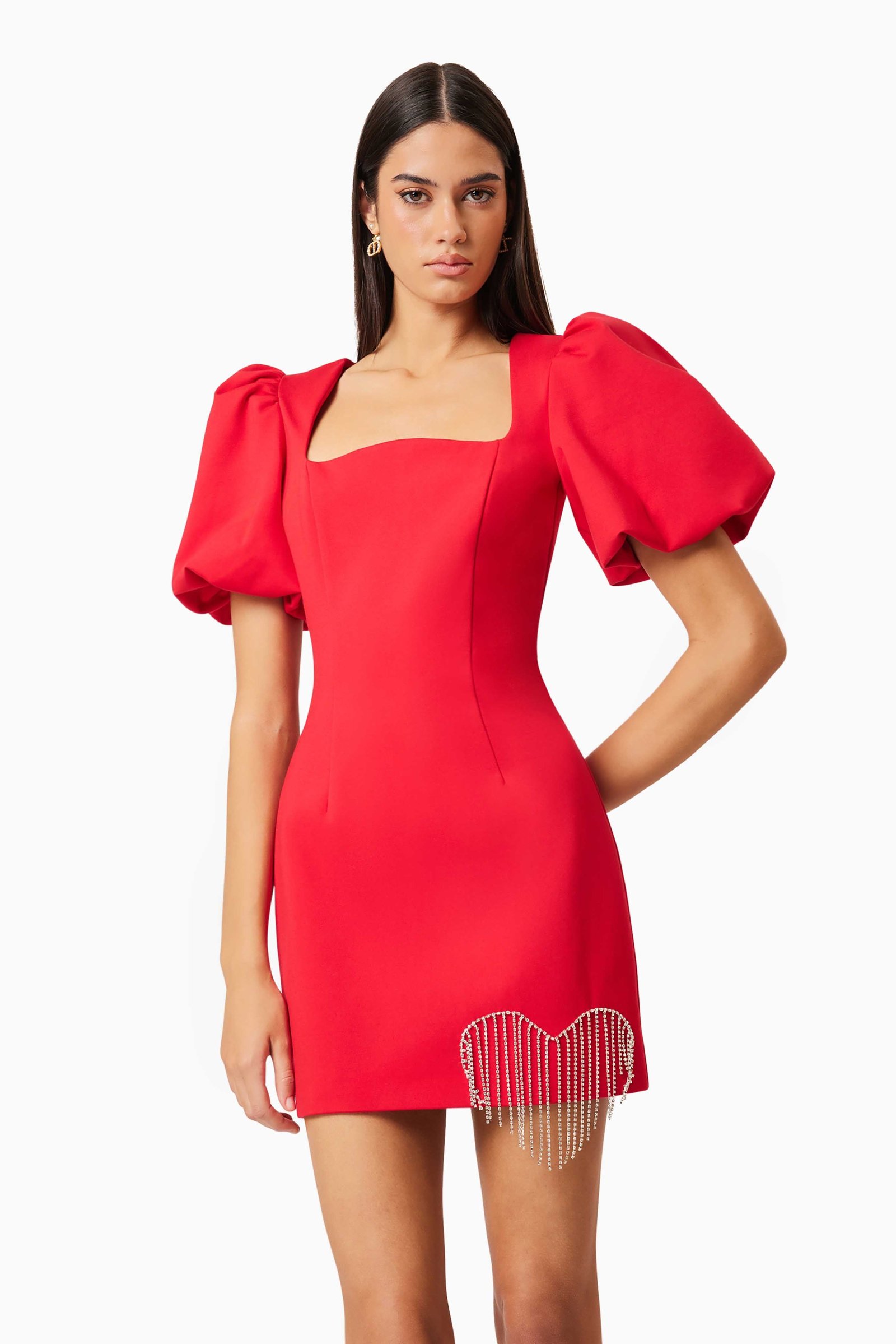ELLIATT CHERIE MINI DRESS - RED photo 4
