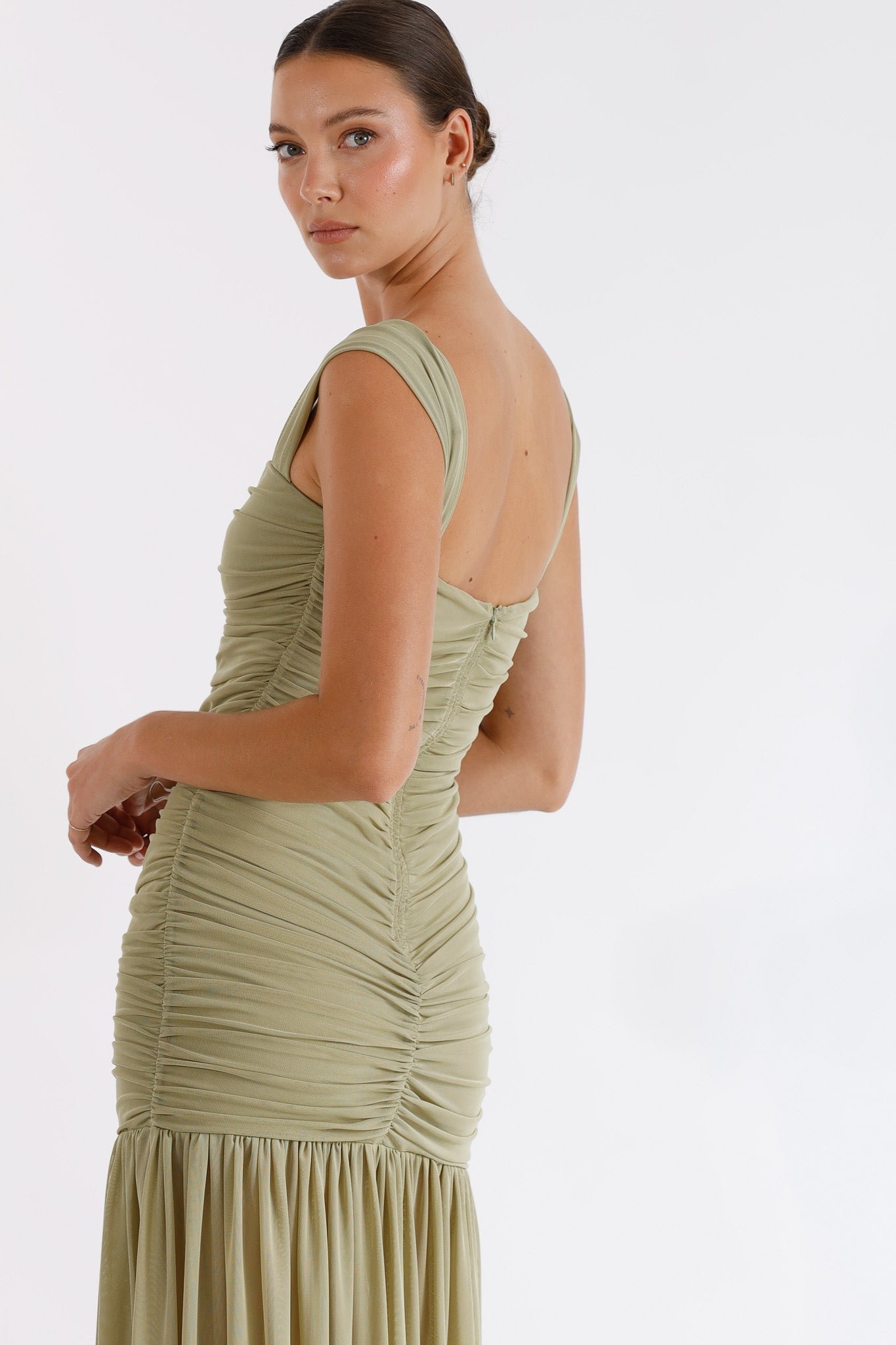 PASDUCHAS NEW HORIZONS HOURGLASS MIDI - KIWI photo 6