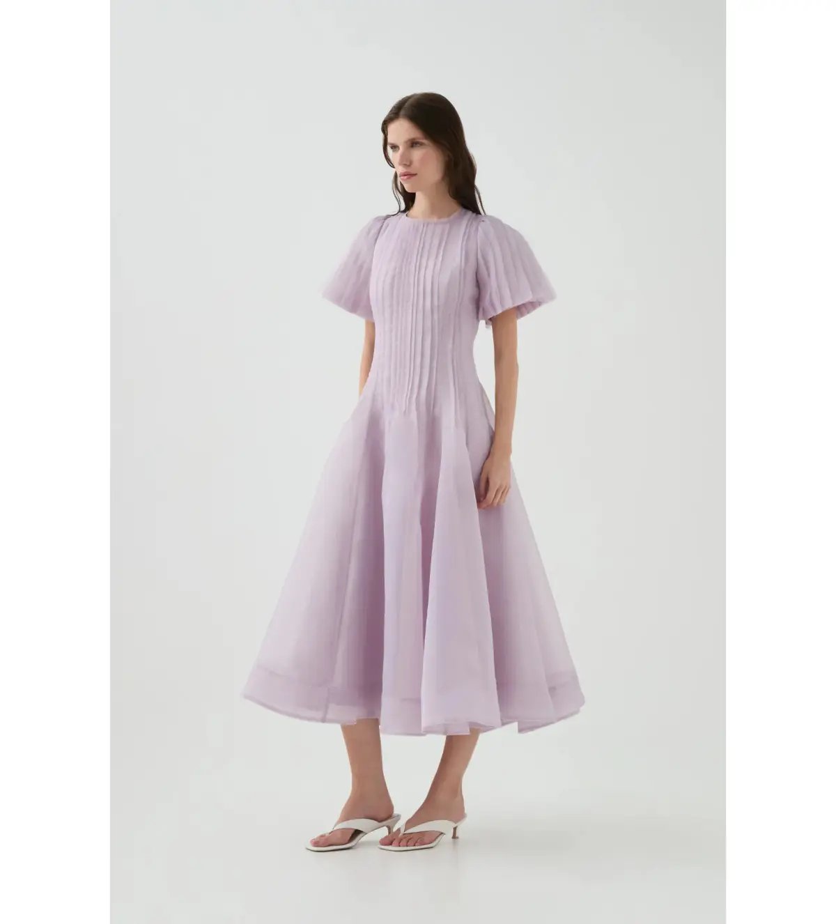 Aje Nova Pleated Midi Dress Size AU 12 photo 2