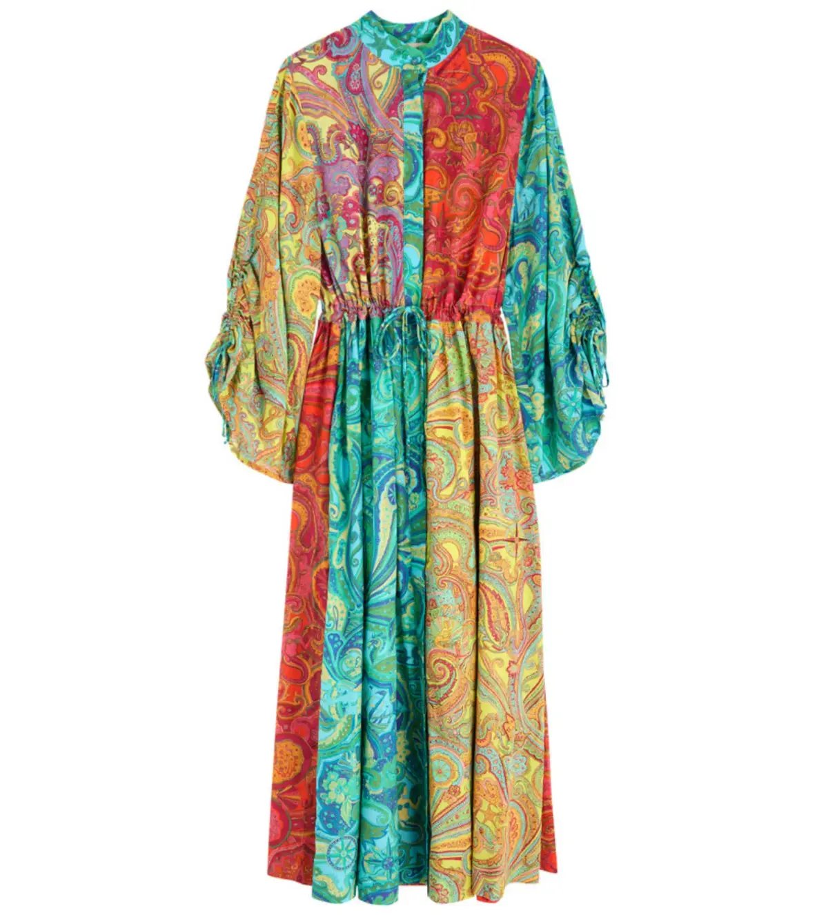 Alemais Ceto Spliced Shirtdress Multi Size 10 photo 2