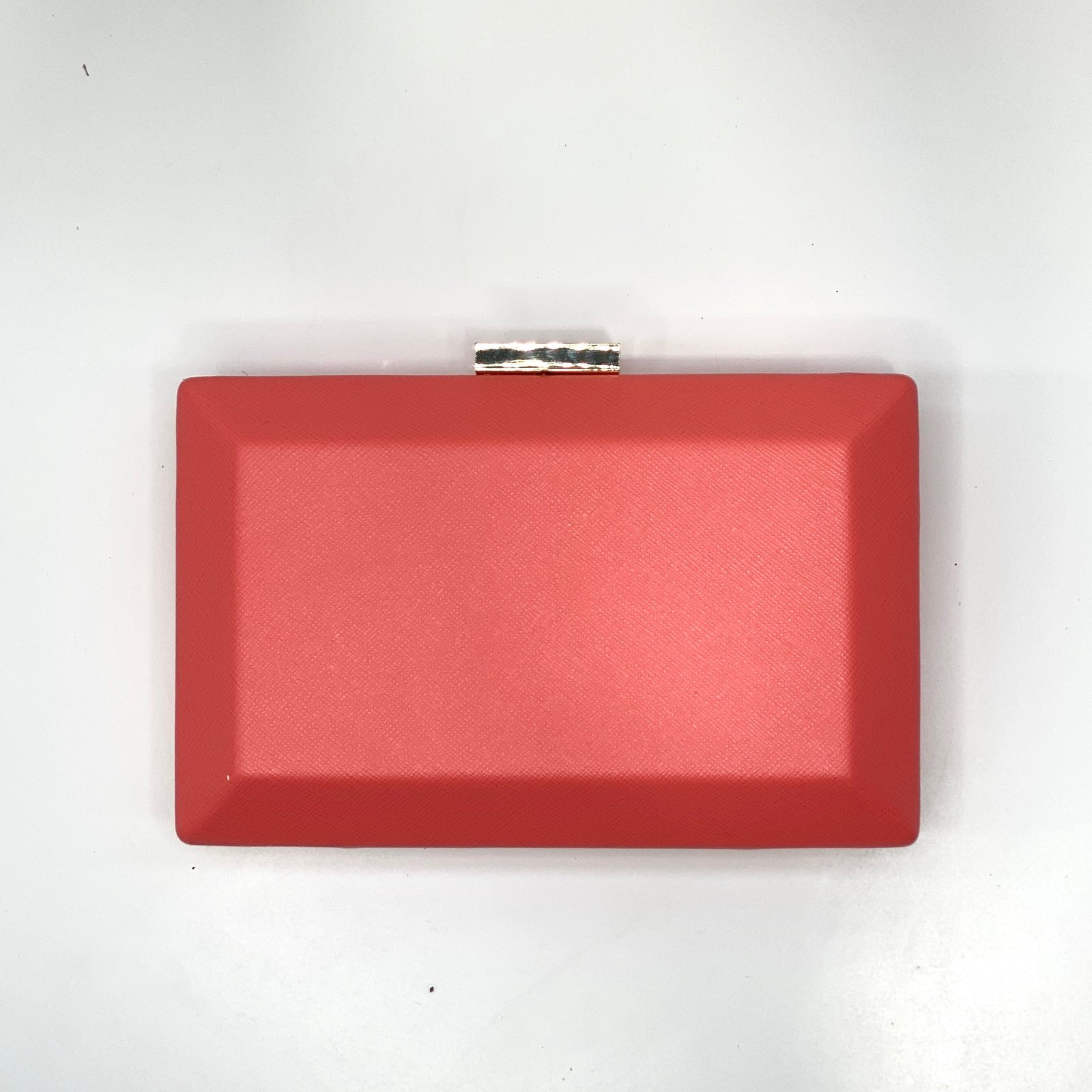 OLGA BERG AVA RECTANGULAR CLUTCH - CORAL photo 3
