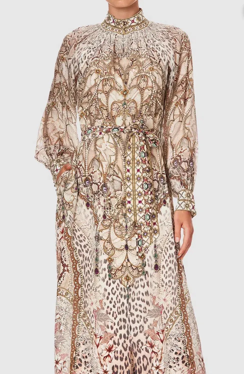 Camilla All is Nouveau Raglan Midi Shirt Dress Multi Size M / AU 12 photo 3
