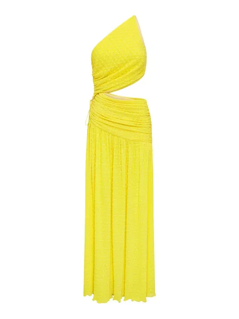 Alice McCall Lolita Midi Dress Yellow Size 8 photo 5