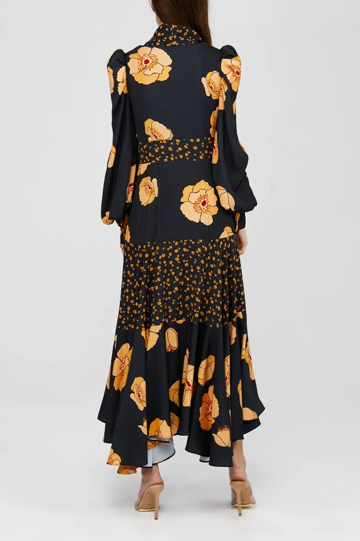 Acler Elton Dress Poppy Mix Print Size 10 photo 3