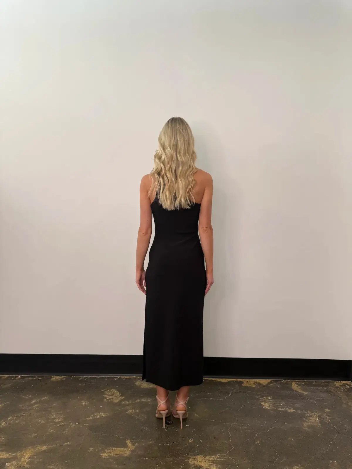 BEC & BRIDGE ARIVEN ASYM MIDI DRESS / BLACK / SIZE 10 photo 4