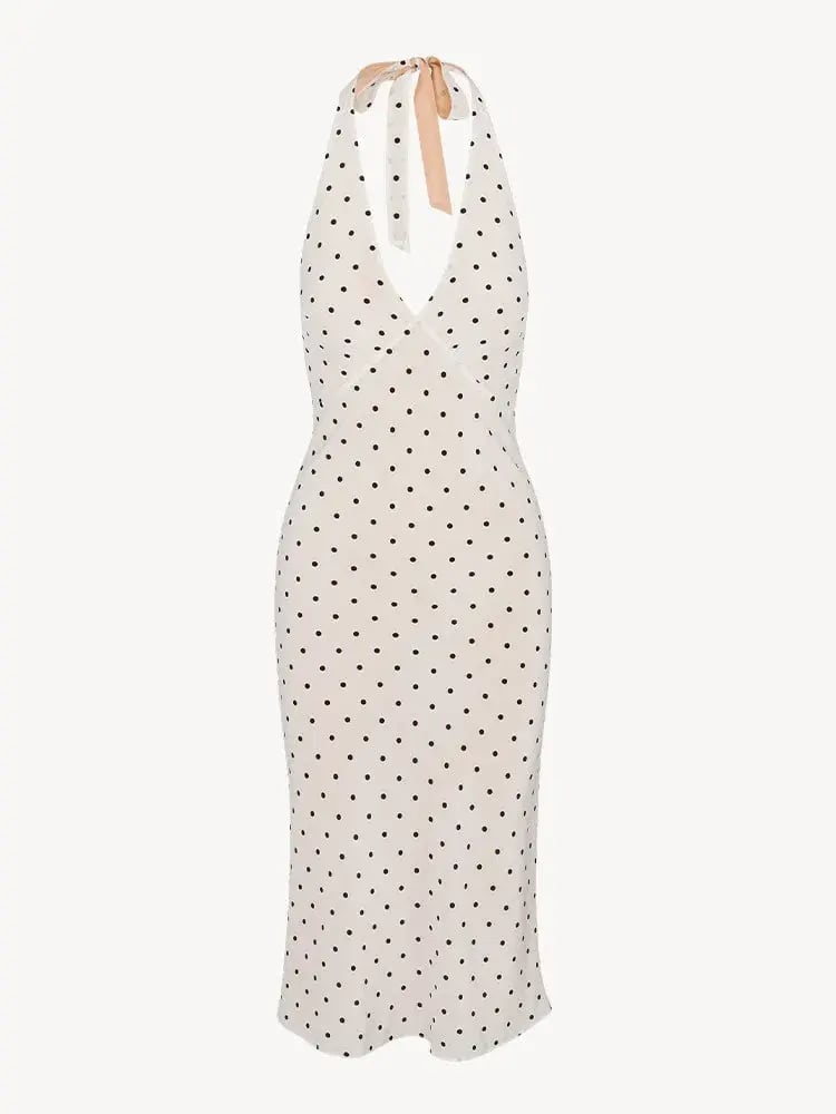 Realisation Par Sadie Halter Midi Dress Petite Spot Size S / AU 8 photo 4