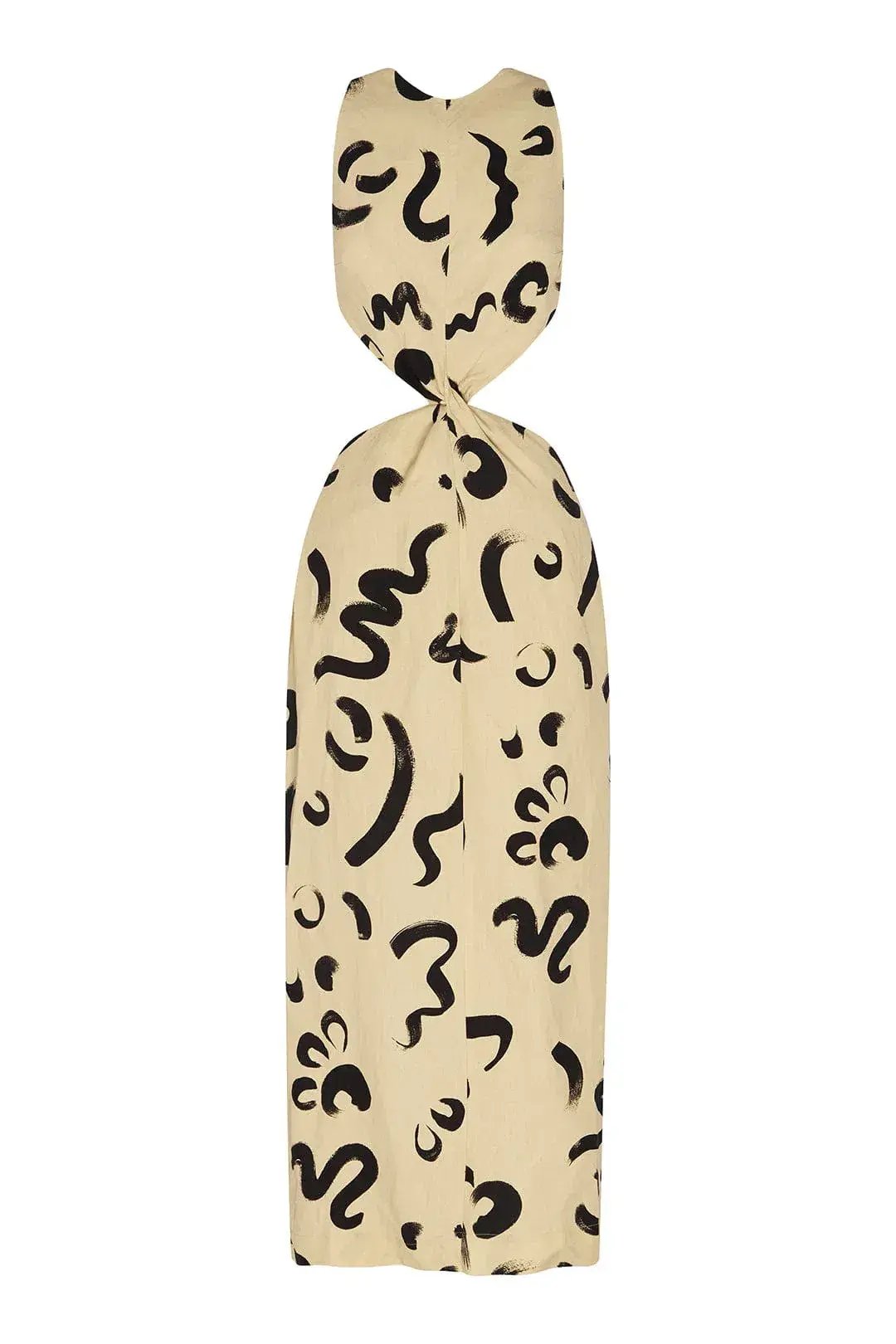 Alemais Brush Stroke Twist Dress Print Size 10 photo 4
