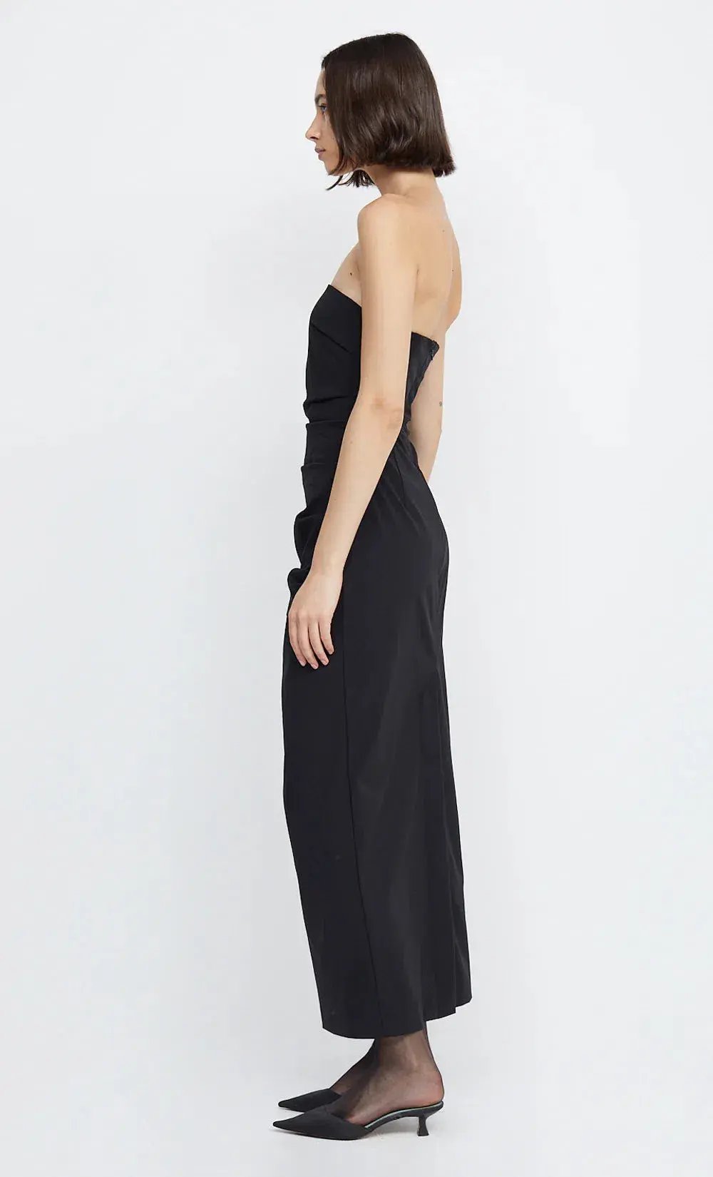 Bec & Bridge Zelie Strapless Maxi Dress Black Size AU 6 photo 4