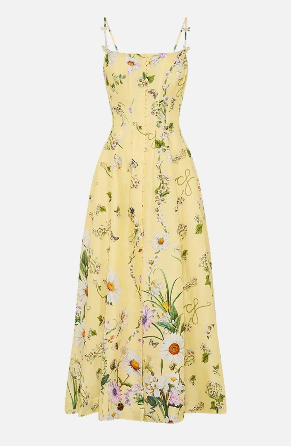 Camilla Corset Dress With Long Flared Skirt Daisy Chains Size L / AU 14 photo 4