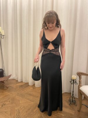 Olga Berg Ellie Ring Handle Bag Black photo 2
