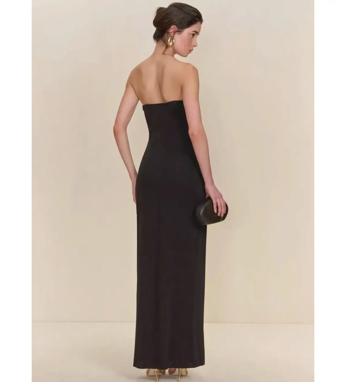 Cult Gaia Abril Gown In Black photo 5
