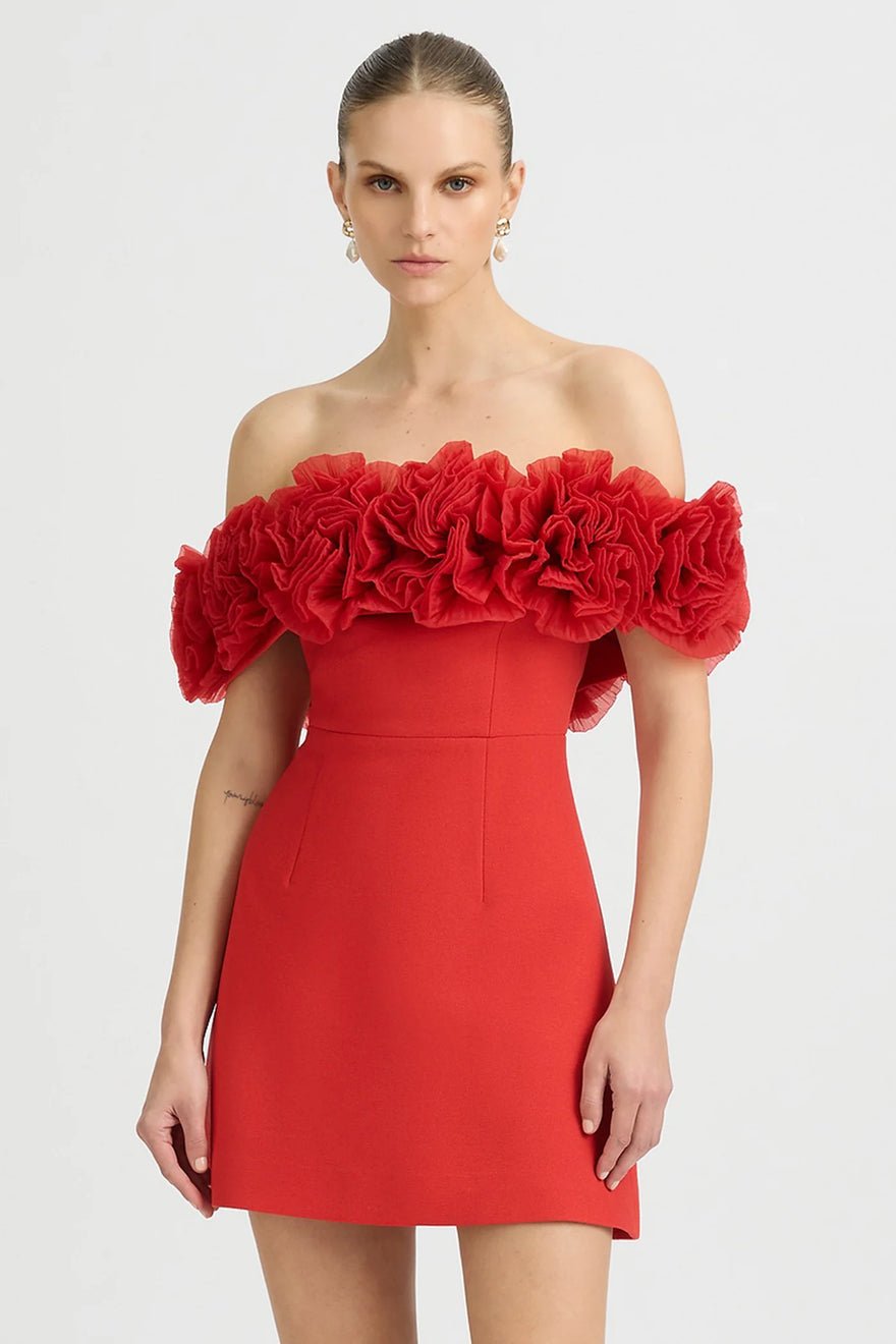 Sonya Nahla Mini Dress - Sorrento Red photo 3