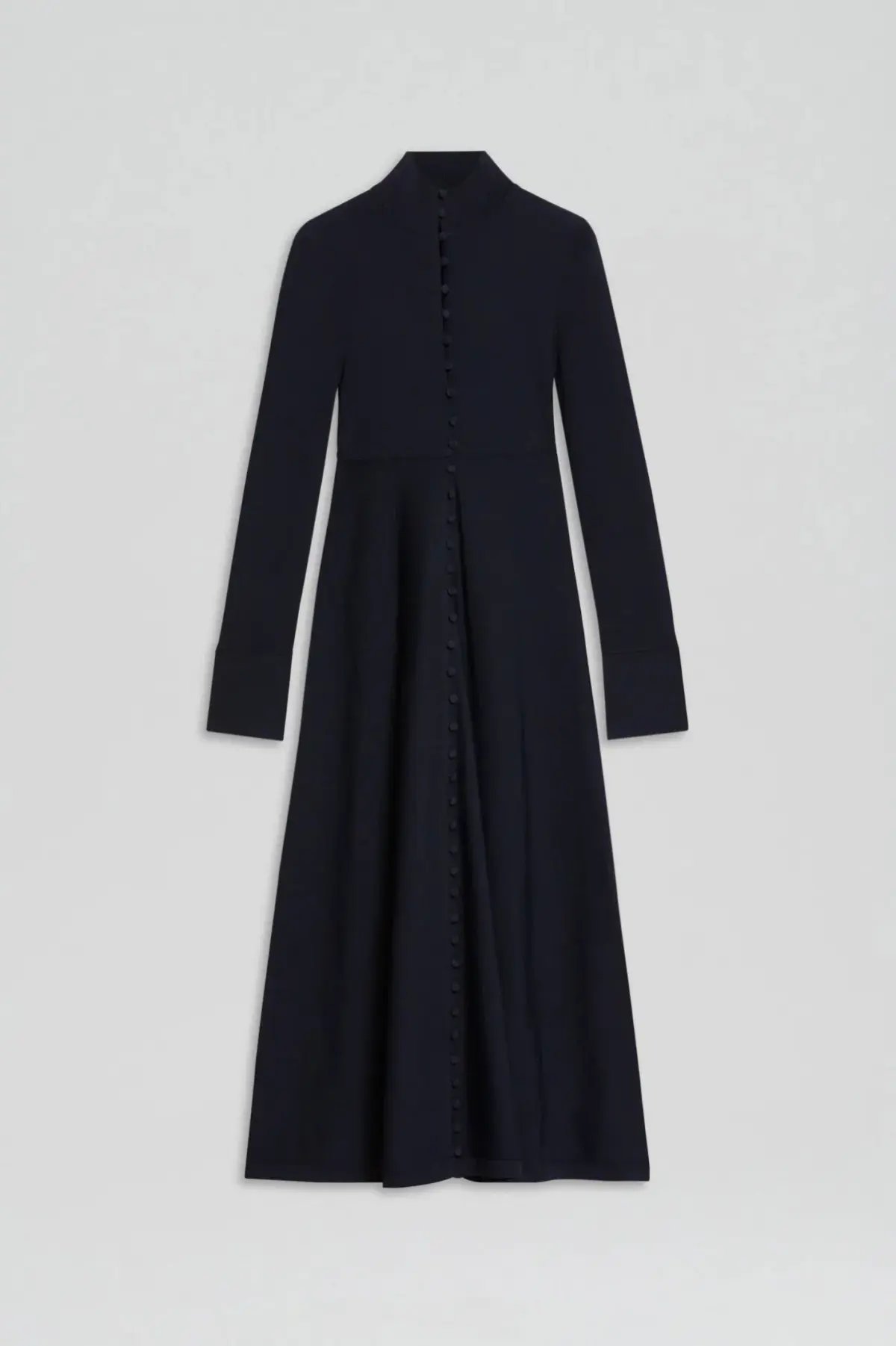 Scanlan Theodore Crepe Knit Button Polo Dress Navy Size M / AU 10 photo 4