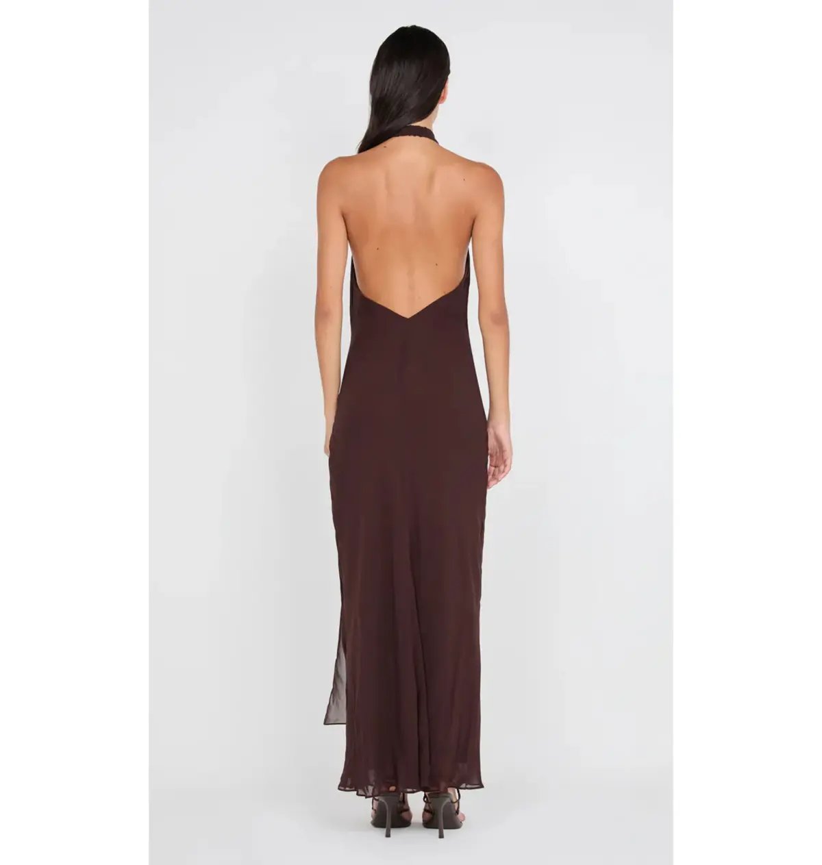 Bec Bridge Soneva Wrap Dress Dark Chocolate Size AU 8 photo 3