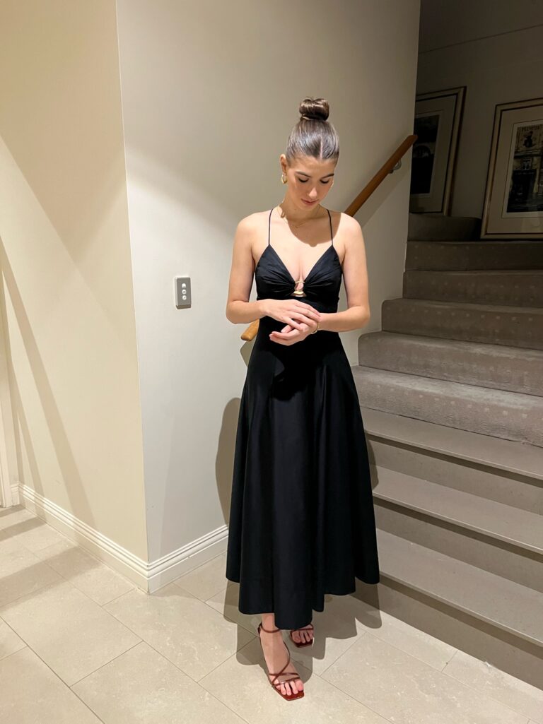 Aje Solstice Strappy Ring Midi Dress photo 4