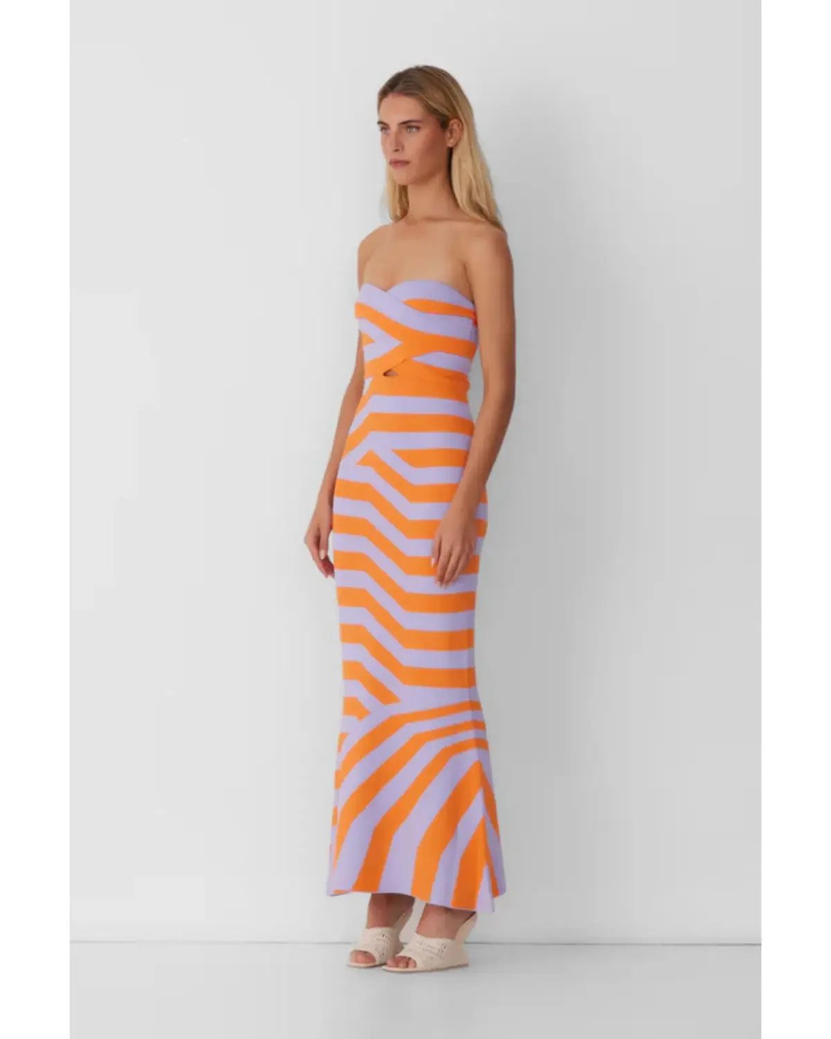 The Wolf Gang Aude Maxi Dress Lilac Size S / AU 8 photo 3