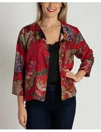 Johnny Was Ruby Jacket - Ryuu Vintage Size 12/L photo 4