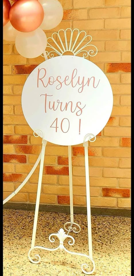 Acrylic Event Sign for Hire photo 6